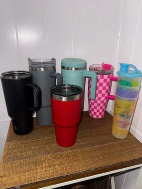 Insulated Travel Tumbler - Red (Multi-Pack)